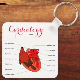 Porte-clés "Anneau de clés de cardiologie"