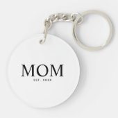 Porte-clés Année de création de maman (Dos)