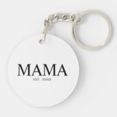 Porte-clés Année de création de maman (Dos)