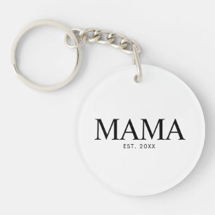 Porte-clés Année de création de maman