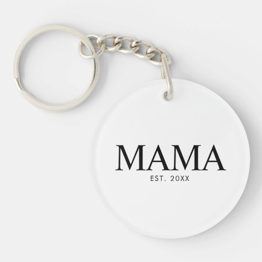 Porte-clés Année de création de maman (Devant)