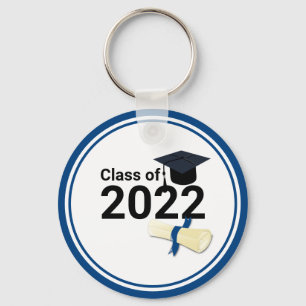 Porte-clés Année de diplôme classe élégante de 2022