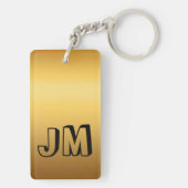 Porte-clés Année de la chèvre 2015 - Monogramme (double face) (Dos)