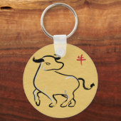 Porte-clés Année de l'Ox (Recto)
