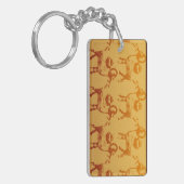 Porte-clés Année des chèvres Année chinoise Zodiac Monogramme (Devant gauche)