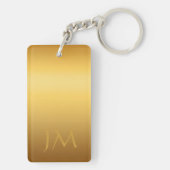 Porte-clés Année des chèvres Année chinoise Zodiac Monogramme (Dos)