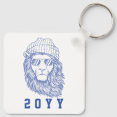 Porte-clés Année d'obtention du diplôme de l'école de mascott (Dos)