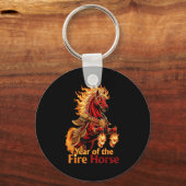 Porte-clés Année du Cheval de Feu (Recto)