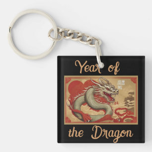Porte-clés année du Dragon