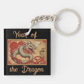 Porte-clés année du Dragon (Dos)