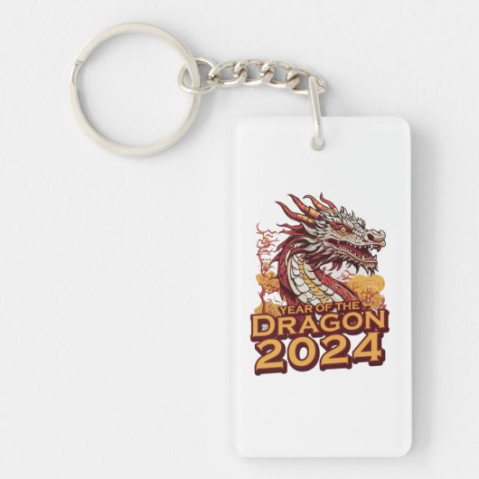 Porte-clés Année du dragon 2024 (Devant)
