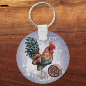 Porte-clés Année du Porte - clé du coq (Recto)