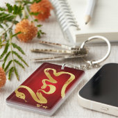 Porte-clés Année du serpent 2013 - nouvelle année chinoise (Devant droit)