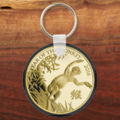 Porte-clés Année du singe 2016 - Nouvel An chinois (Recto)