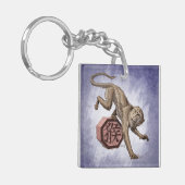 Porte-clés Année du singe Zodiaque chinois (Devant gauche)