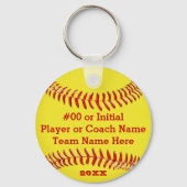 Porte-clés ANNÉE, Nom de l'équipe, SMS BULK Softball Cadeaux (Recto)