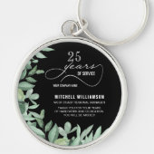 Porte-clés Années de service Retraite Vert Keepsaké (Devant)