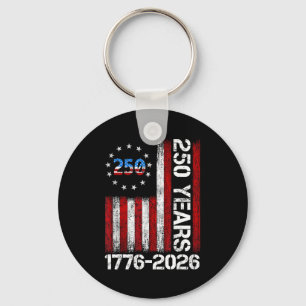 Porte-clés Années pour 250 Américain 1776 250e États-Unis