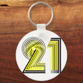 Porte-clés Anniversaire 21 ans (Recto)