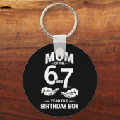 Porte-clés Anniversaire 7 Ans J'avais 6 Ans Maintenant J'ai 7 (Recto)