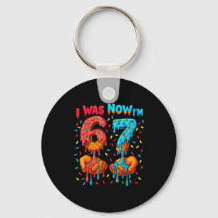 Porte-clés Anniversaire 7 Ans J'avais 6 Ans Maintenant J'ai 7