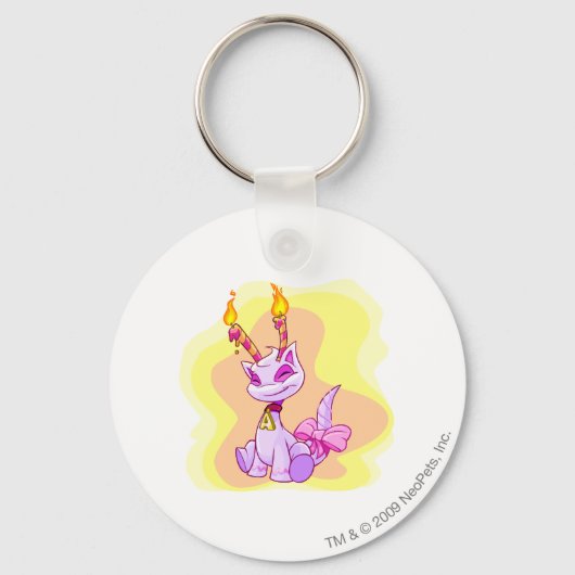 Porte-clés Anniversaire Aisha (Recto)