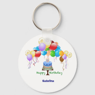 Porte-clés Anniversaire Cercle clé