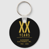 Porte-clés Anniversaire d'années d'activité (Verso)