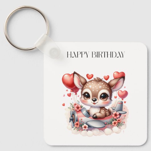 Porte-clés Anniversaire de Deer Pilot (Recto)