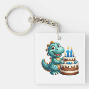 Porte-clés Anniversaire de Dino 11 ans