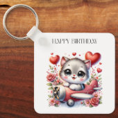 Porte-clés Anniversaire de Kitten Pilot (Recto)