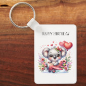 Porte-clés Anniversaire de Koala Volant (Recto)