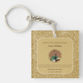 Porte-clés Anniversaire de l'église de reconnaissance du past (Devant)