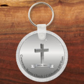 Porte-clés Anniversaire de l'église Souvenir Party Favoriser  (Verso)