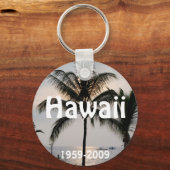 Porte-clés anniversaire de l'État hawaïen (Recto)