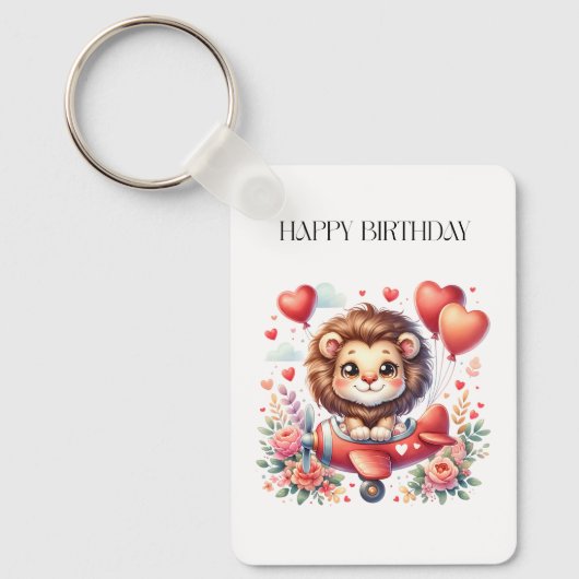 Porte-clés Anniversaire de Lion Volant (Recto)