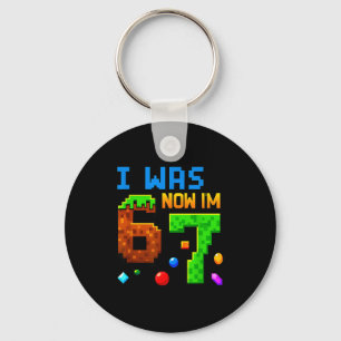 Porte-clés Anniversaire de sept ans, j'avais 6 ans maintenant