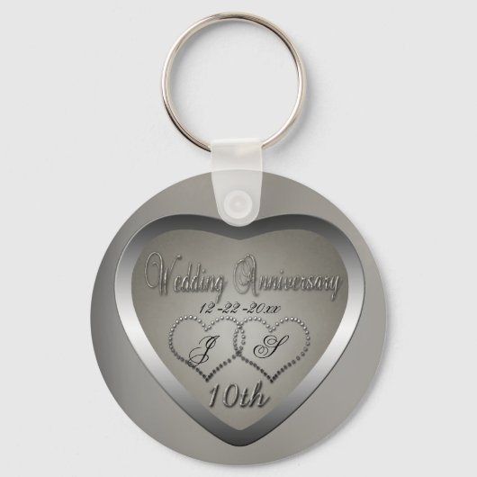 Porte-clés Anniversaire de Tin Punché 10 ans (Recto)