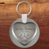 Porte-clés Anniversaire de Tin Punché 10 ans (Recto)