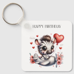 Porte-clés Anniversaire de Zebra Pilot