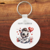 Porte-clés Anniversaire de Zebra Pilot (Recto)