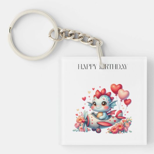 Porte-clés Anniversaire du pilote de dragon (Devant)