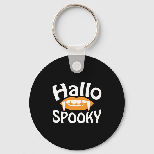 Porte-clés Anniversaire Éffrayant d'Halloween (Recto)