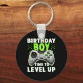 Porte-clés Anniversaire Garçon Temps Pour Augmenter Jeux Vidé (Recto)