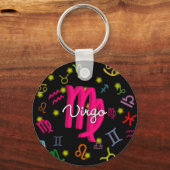 Porte-clés Anniversaire Vierge Zodiaque (Recto)