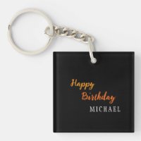 Anniversaire Votre Nom Minimaliste Moderne