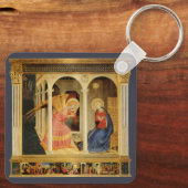 Porte-clés Annonce de Fra Angelico, Art Renaissance (Verso)