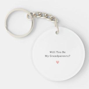 Porte-clés Annonce de grossesse Proposition Grands-parents.
