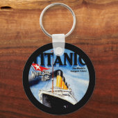Porte-clés Annonce voyage Titanic RMS (Recto)