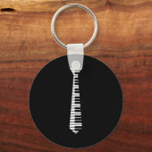Porte-clés Ano Neck Tie Funny Humorous Keyboard Music Player (Recto)